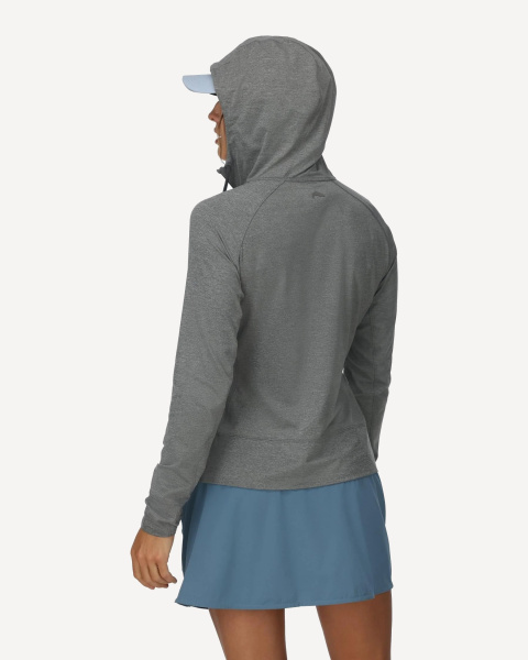 ТермоХуди Simms Women's SolarFlex Full-Zip Hoody (Женский; L; Steel Heather)